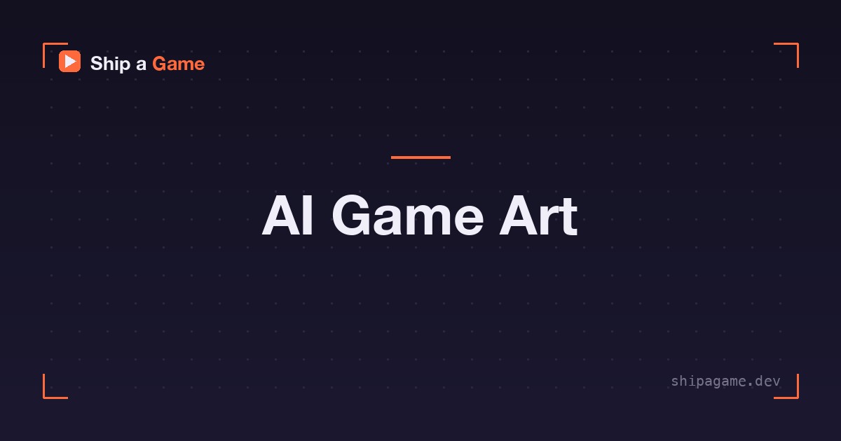 Making AI game art that does not look like slop