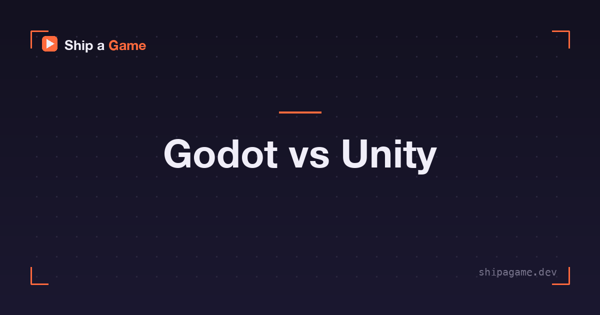 Godot vs Unity for Beginners, From Someone Who Ships